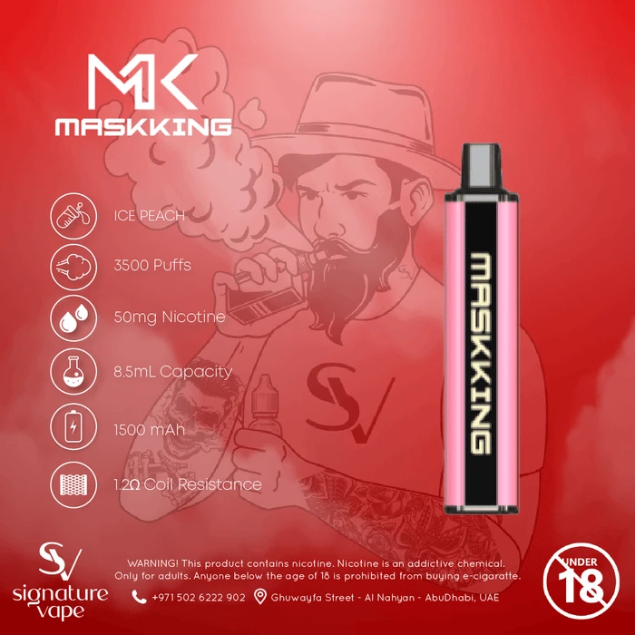 Stylish Maskking Super CC 3500 Puff Disposable Vape high quality
