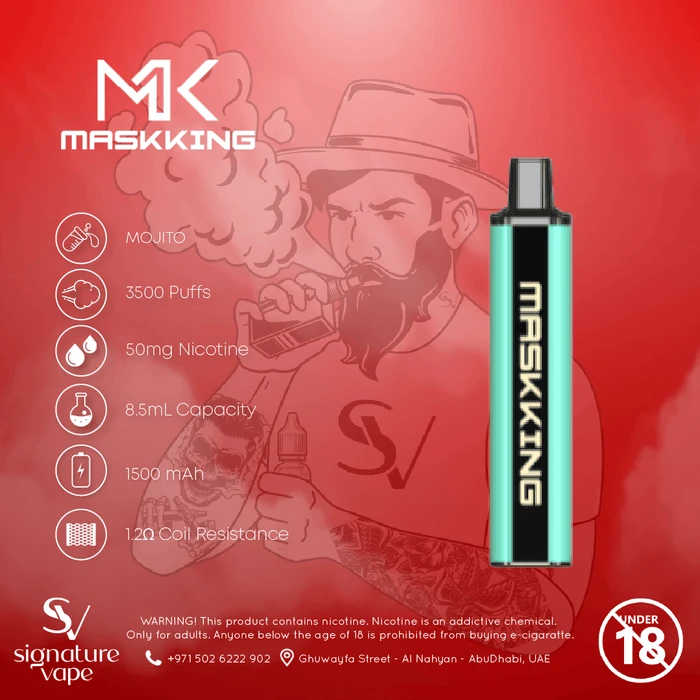 Stylish Maskking Super CC 3500 Puff Disposable Vape price