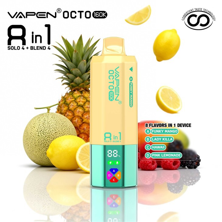 VAPEN OCTO 160K PUFFS 8IN1 VAPE manufacturers