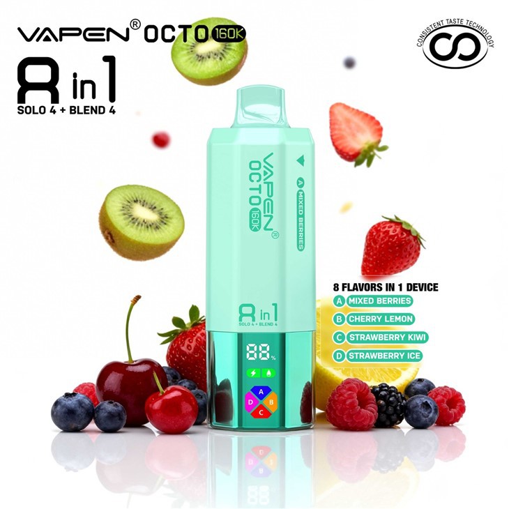 VAPEN OCTO 160K PUFFS 8IN1 VAPE high quality