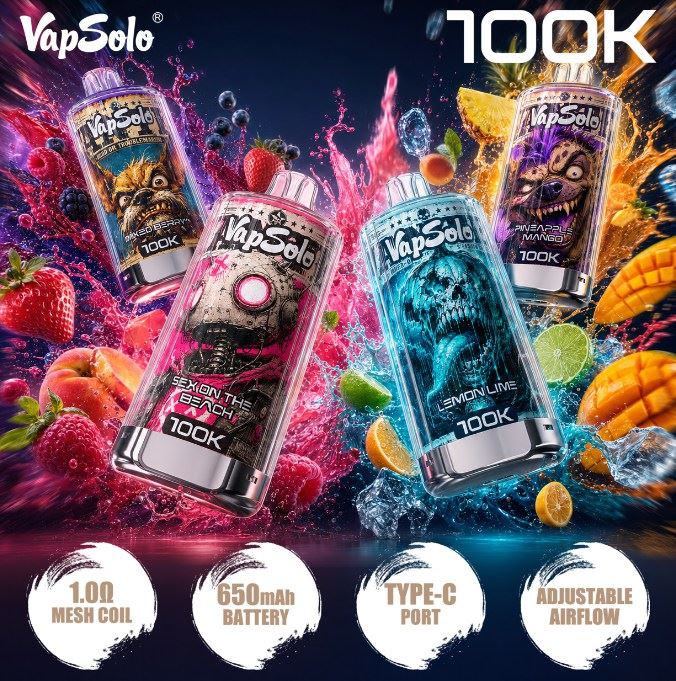 Vapsolo 100K Puff Vape Wholesale
