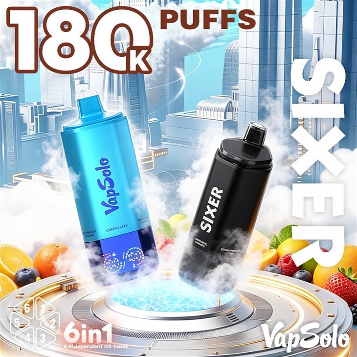 Vapsolo Sixer 180k Puffs Disposable Vape best