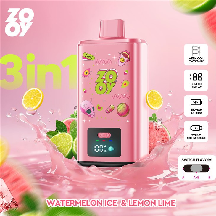 ZOOY 3IN1 150K Disposable Vape in Stock
