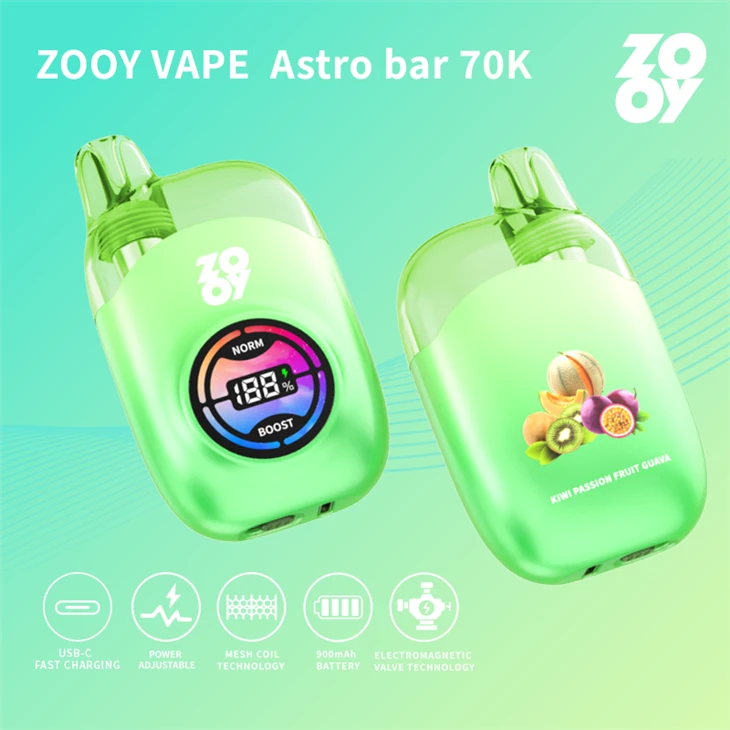 ZOOY Astro Bar 70k Puffs Disposable Vape EU Warehouse