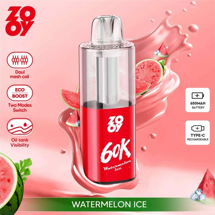 ZOOY Fizz 60k Puffs Disposable Vape EU Warehouse suppliers