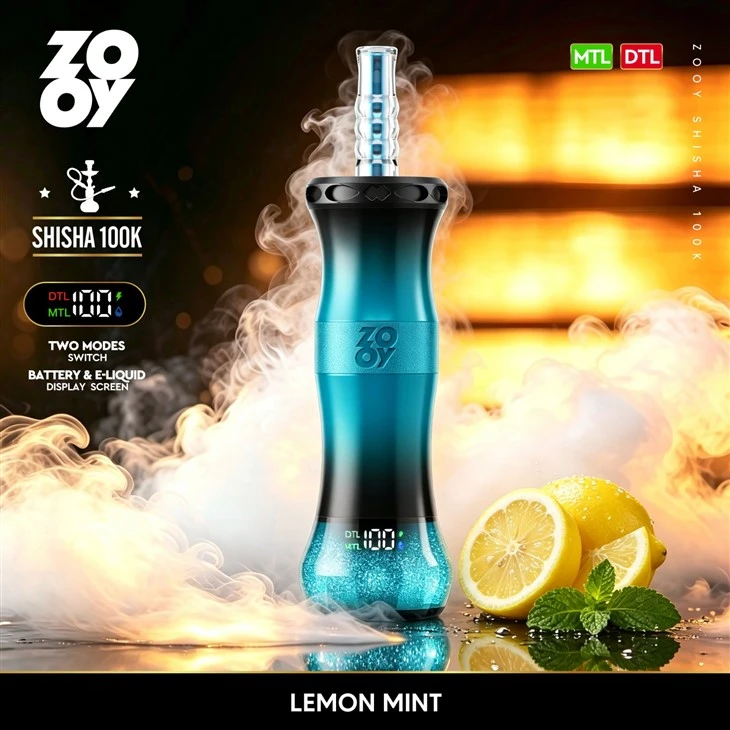 ZOOY Shisha Hookah 100K Puffs Disposable Vape EU Warehouse best
