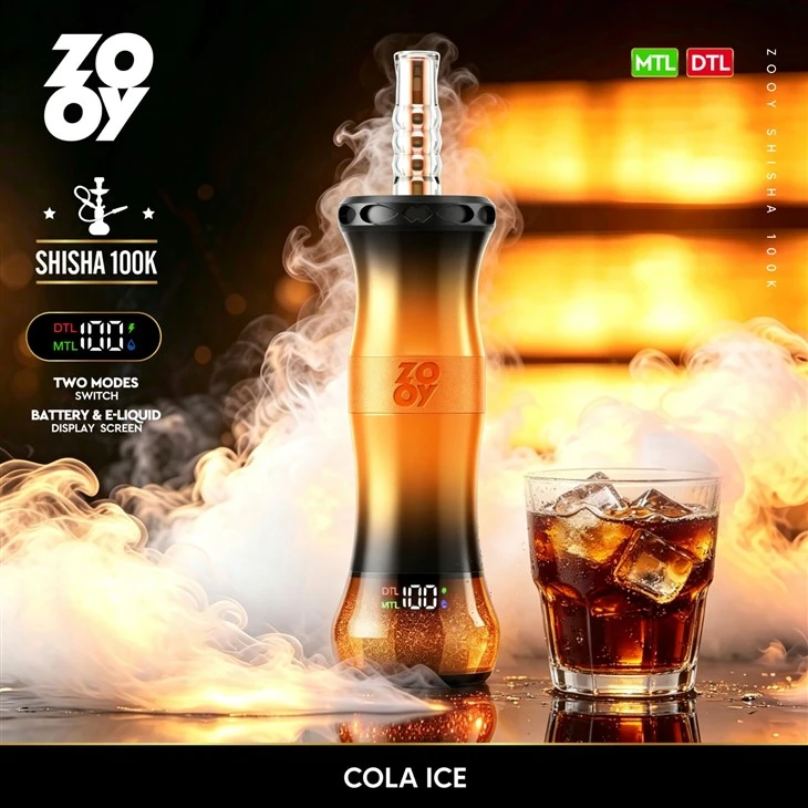 ZOOY Shisha Hookah 100K Puffs Disposable Vape EU Warehouse suppliers
