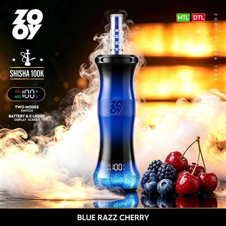 ZOOY Shisha Hookah 100K Puffs Disposable Vape EU Warehouse