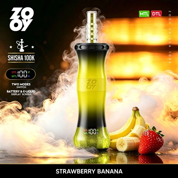 ZOOY Shisha Hookah 100K Puffs Disposable Vape EU Warehouse high quality